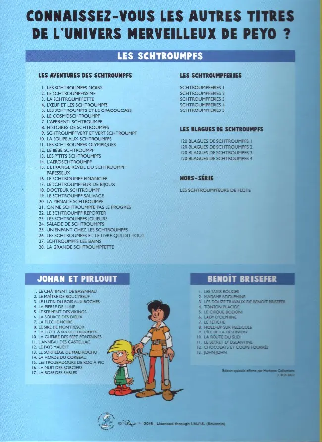 Verso de l'album Johan et Pirlouit Tome 2 Le maître de Roucybeuf