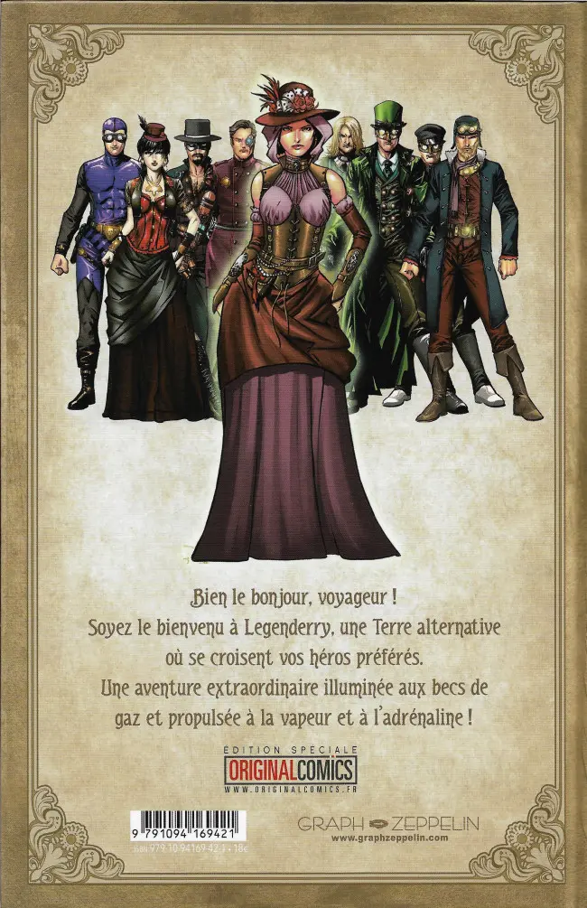 Verso de l'album Legenderry Tome 3 Red Sonja