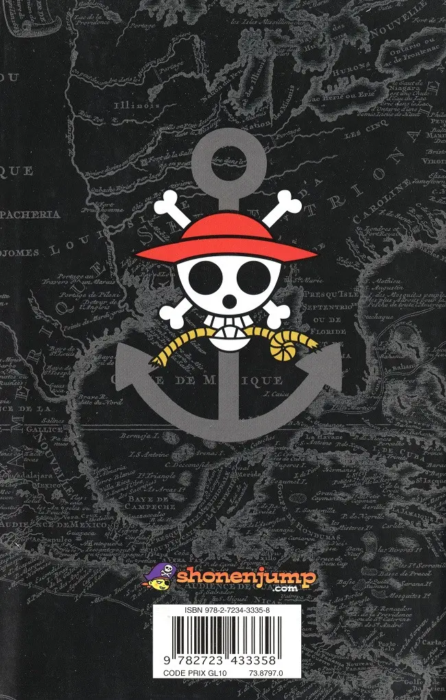 Verso de l'album One Piece Tome 1 A l'aube d'une grande aventure