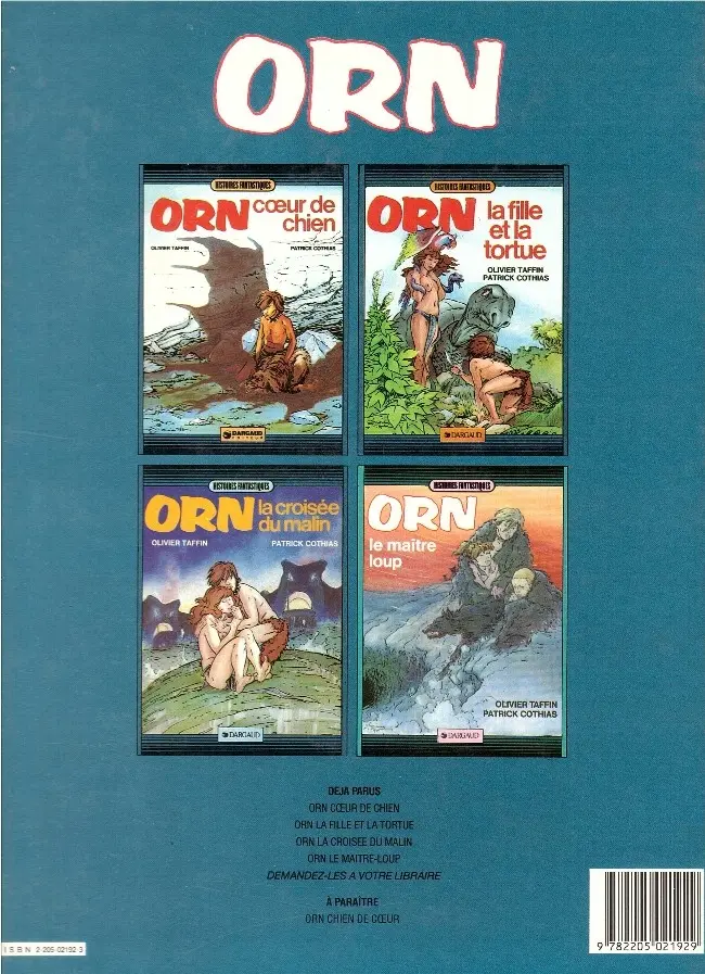 Verso de l'album Orn Tome 1 Cœur de chien