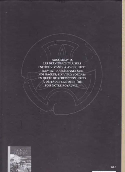 Verso de l'album Les Prophéties Elween Intégrale