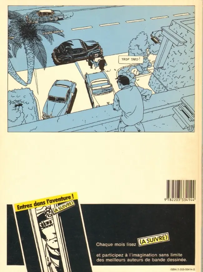 Verso de l'album Ray Banana Tome 1 Berceuse électrique