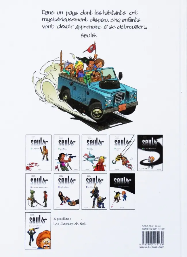 Verso de l'album Seuls Tome 4 Les Cairns rouges