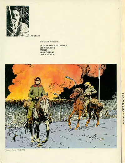 Verso de l'album Simon du Fleuve Tome 5 Cité N.W.N°3