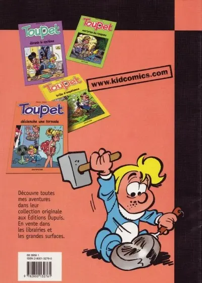 Verso de l'album Toupet Tome 5 Toupet attaque à l'aube