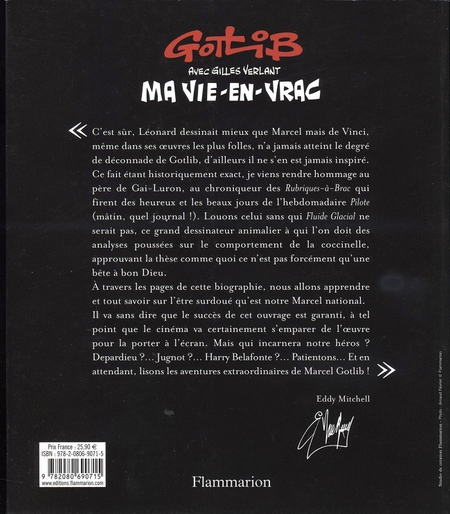 Verso de l'album Ma vie-en-vrac