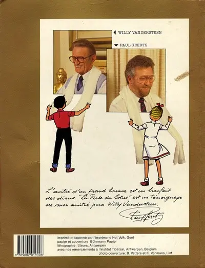 Verso de l'album Bob et Bobette Tome 212 La perle du lotus
