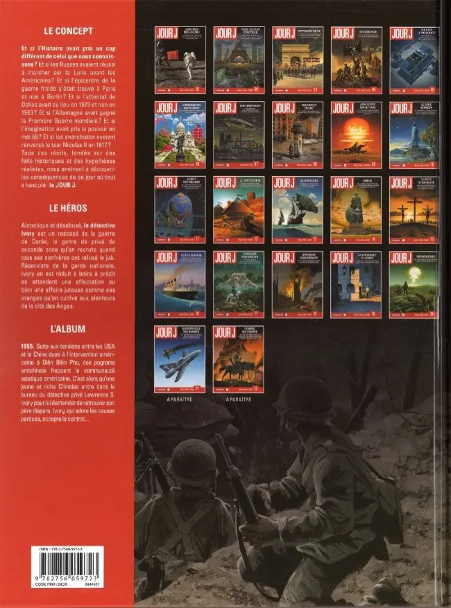 Verso de l'album Jour J Tome 20 Dragon rouge