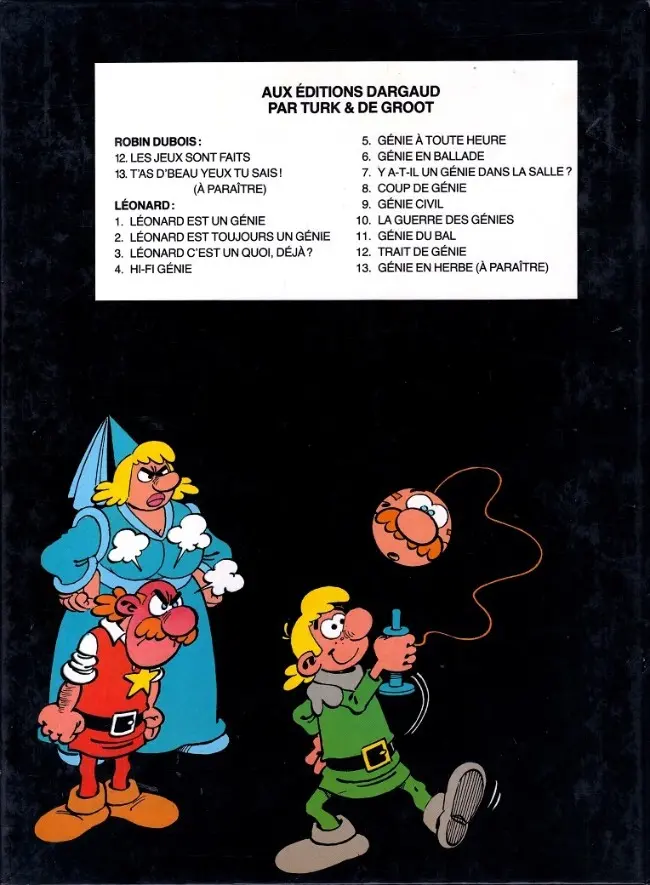 Verso de l'album Robin Dubois Tome 12 Les jeux sont faits