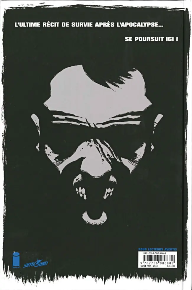 Verso de l'album Walking Dead Volume 2