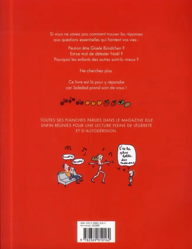 Verso de l'album La Bd de Soledad La compile de l'année 1