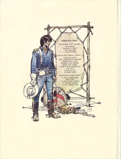 Verso de l'album Blueberry Tome 4 Le cavalier perdu