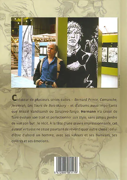 Verso de l'album Hermann post-atomique