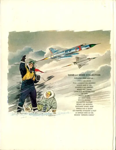 Verso de l'album Tanguy et Laverdure Tome 17 Mission dernière chance
