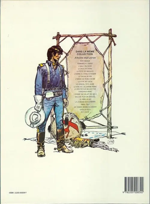 Verso de l'album Blueberry Tome 16 Le hors la loi