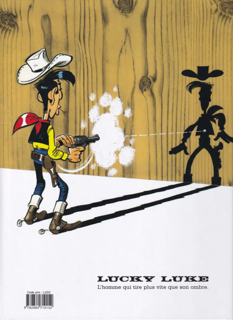 Verso de l'album Lucky Luke Tome 54 La fiancée de Lucky Luke