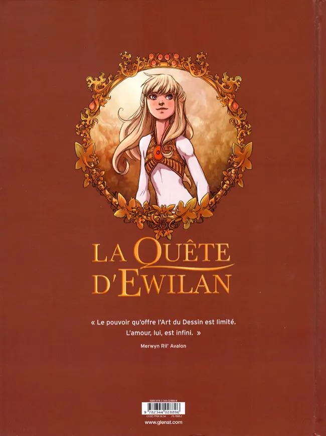 Verso de l'album La Quête d'Ewilan Tome 7 L'île du destin