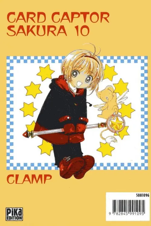 Verso de l'album Card Captor Sakura 10