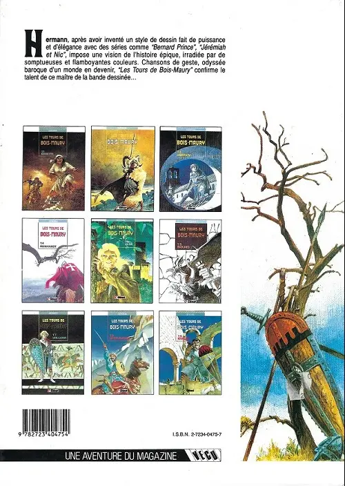 Verso de l'album Les Tours de Bois-Maury Tome 1 Babette