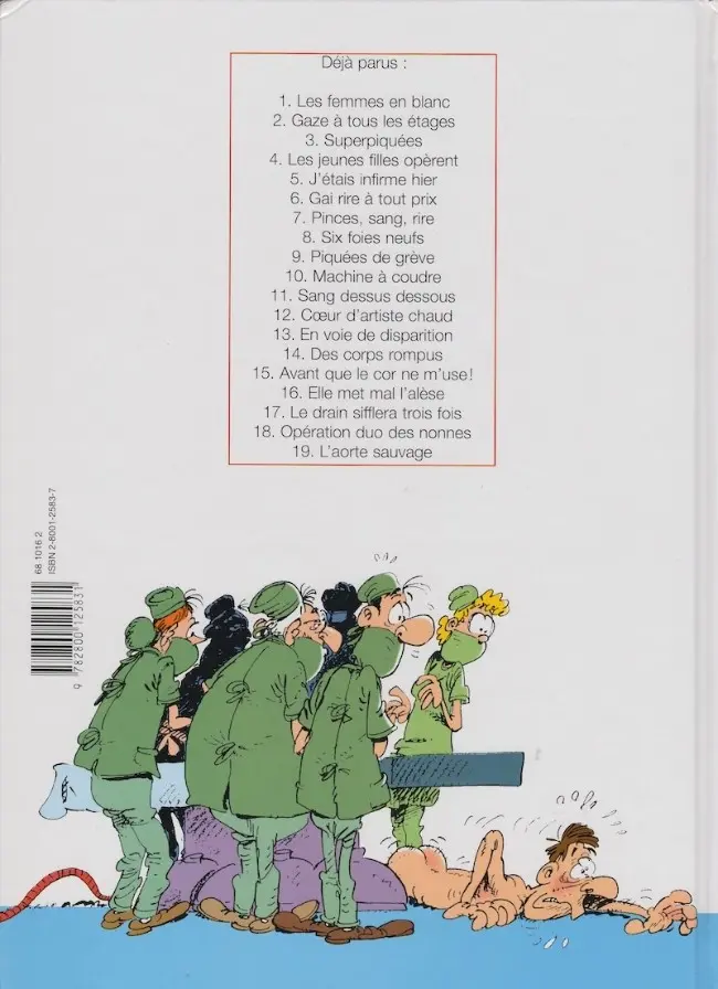 Verso de l'album Les Femmes en Blanc Tome 17 Le drain sifflera trois fois