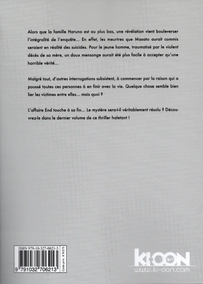 Verso de l'album Route End 8