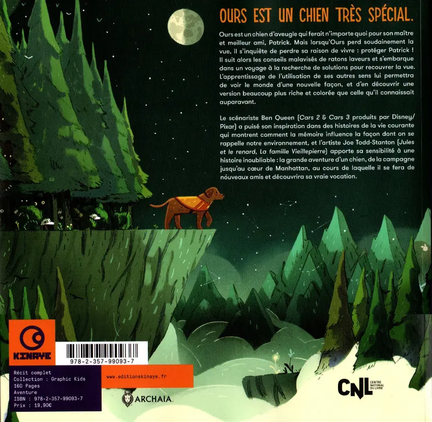 Verso de l'album Ours