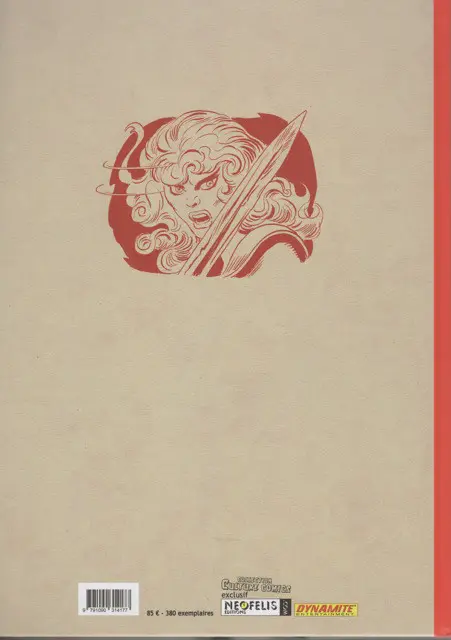 Verso de l'album Red Sonja Tome 1 1976-1977