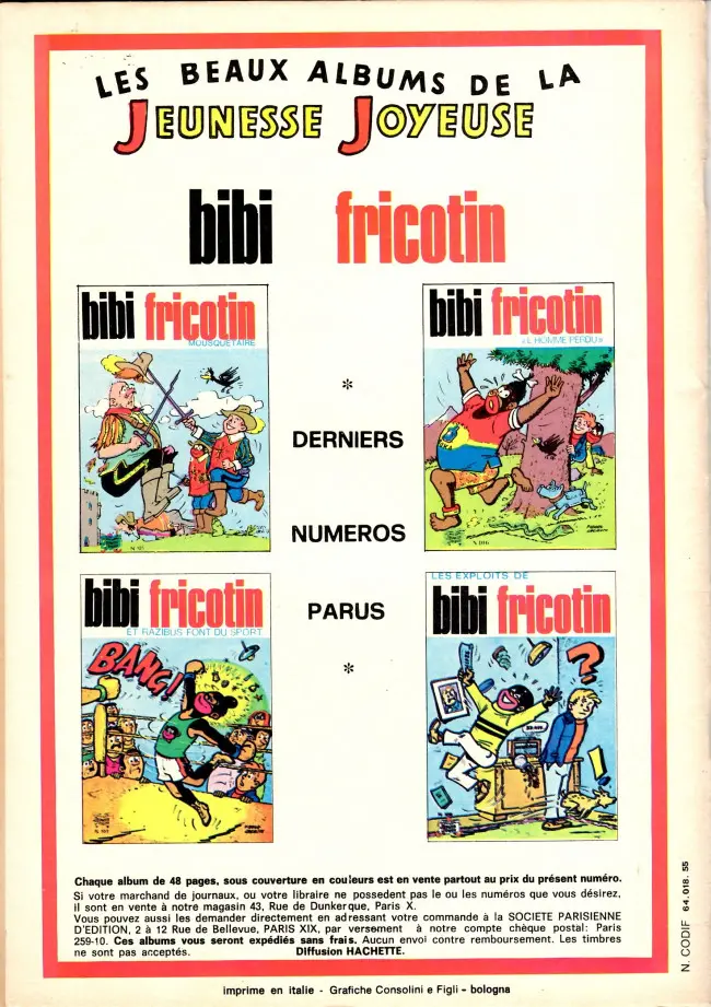 Verso de l'album Les Pieds Nickelés Tome 75 Les Pieds Nickelés percepteurs