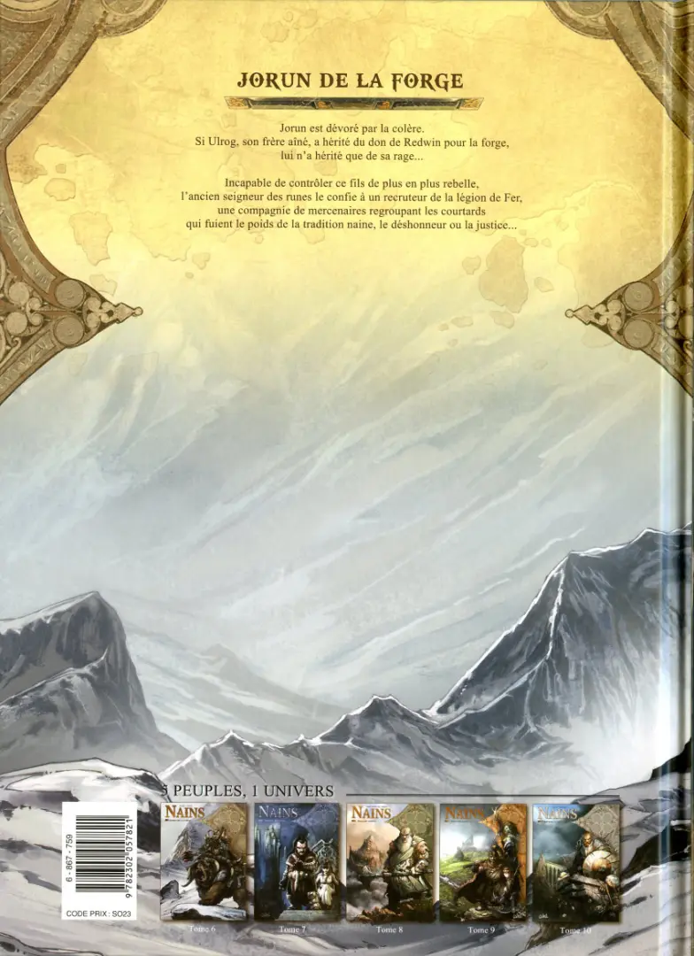 Verso de l'album Nains Tome 6 Jorun de la Forge