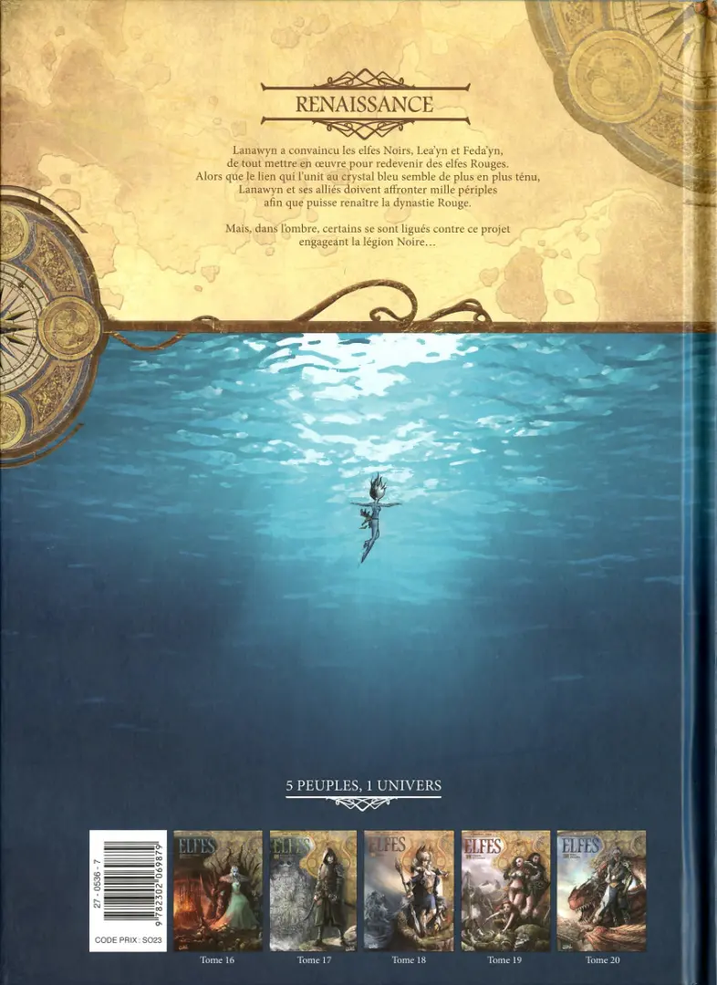 Verso de l'album Elfes Tome 21 Renaissance