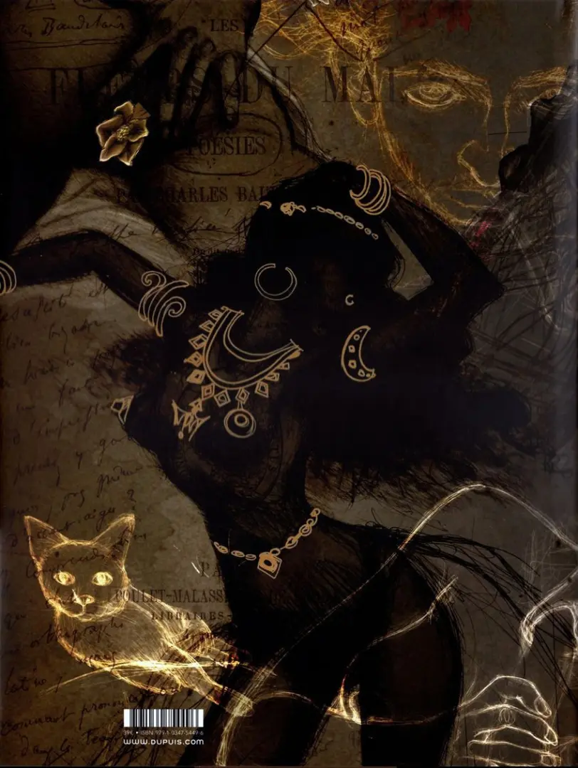 Verso de l'album Mademoiselle Baudelaire