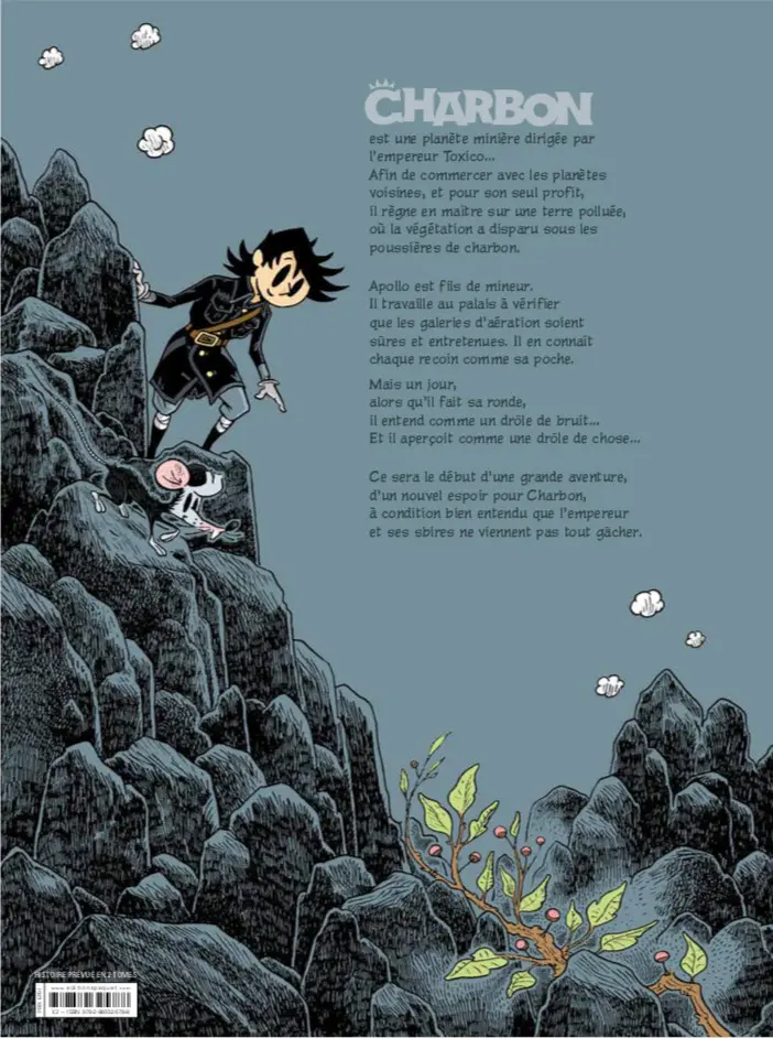 Verso de l'album Charbon 1/2 L'Espoir