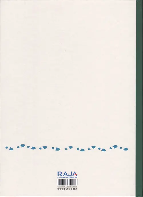 Verso de l'album Gaston L'écologie selon Lagaffe