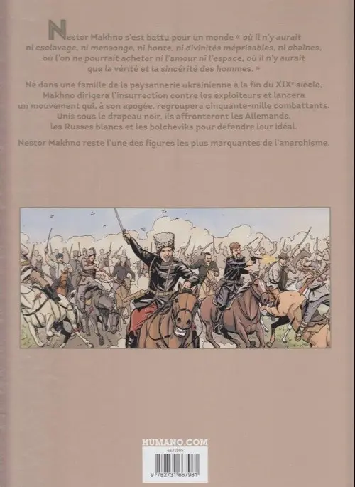 Verso de l'album Le vent des libertaires Épisode 2/2