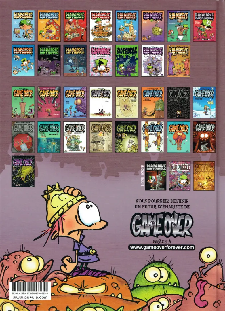 Verso de l'album Game over Tome 3 Gouzi Gouzi Gouzi