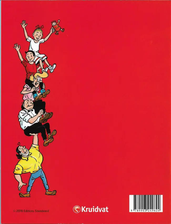 Verso de l'album Bob et Bobette Môsieur dents longues