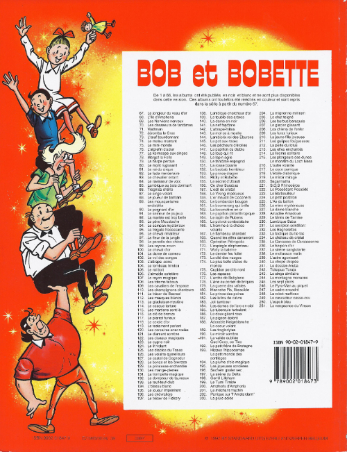 Verso de l'album Bob et Bobette Tome 201 Le méchant machin