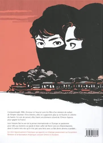 Verso de l'album Évadées du harem