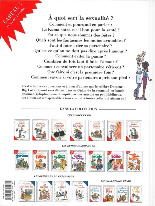 Verso de l'album Le Guide Tome 30 Le guide de la sexualité du docteur Big Love