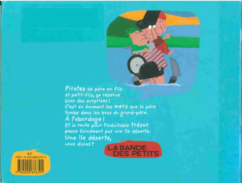 Verso de l'album Le père du pirate