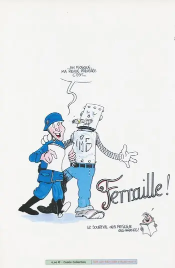 Verso de l'album La Chronique