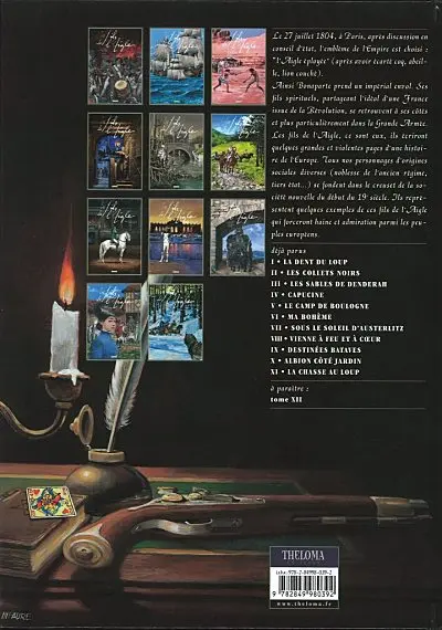 Verso de l'album Les Fils de l'aigle Tome 11 La chasse au loup