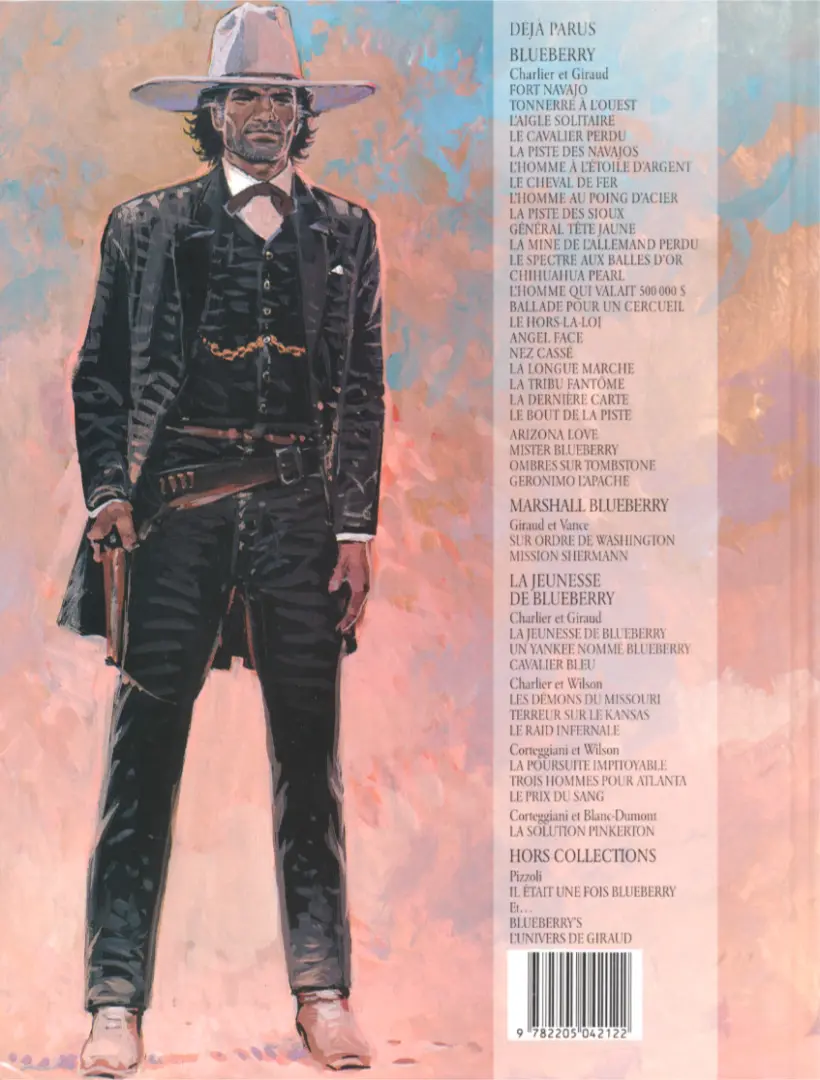 Verso de l'album Blueberry Tome 1 Fort Navajo