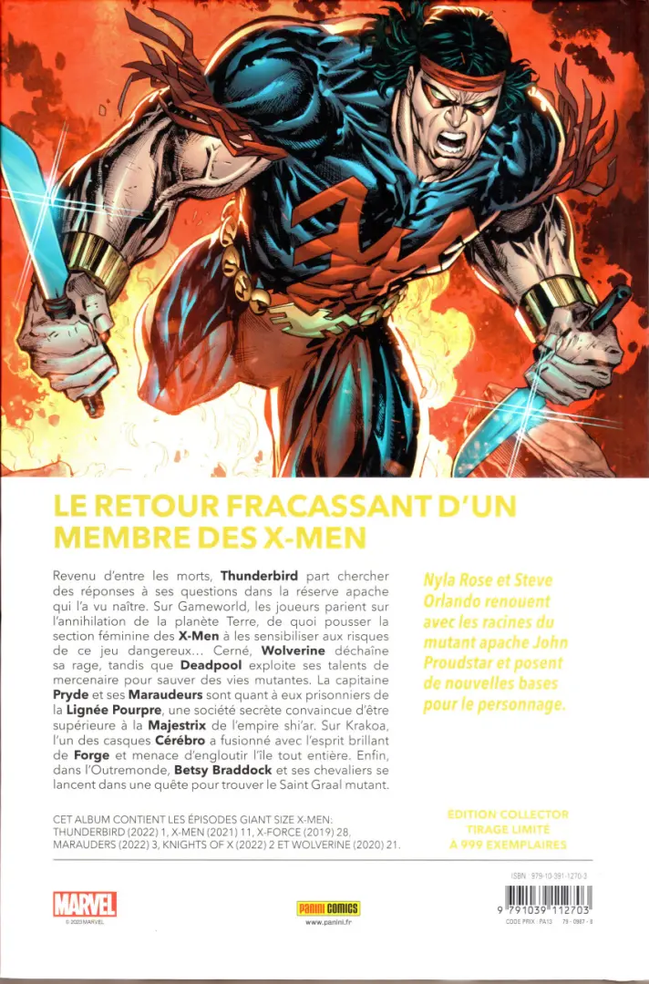 Verso de l'album Destiny of X Volume 04