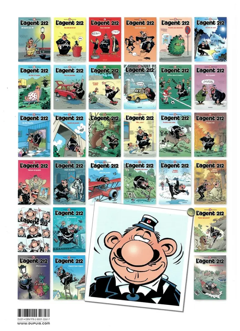Verso de l'album L'Agent 212 Tome 23 Poulet en gelée