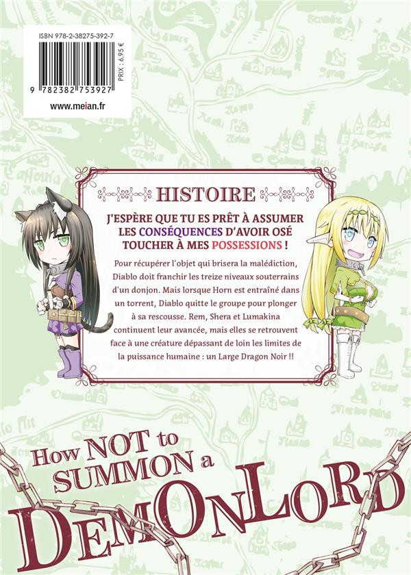 Verso de l'album How not to summon a Demon Lord 12