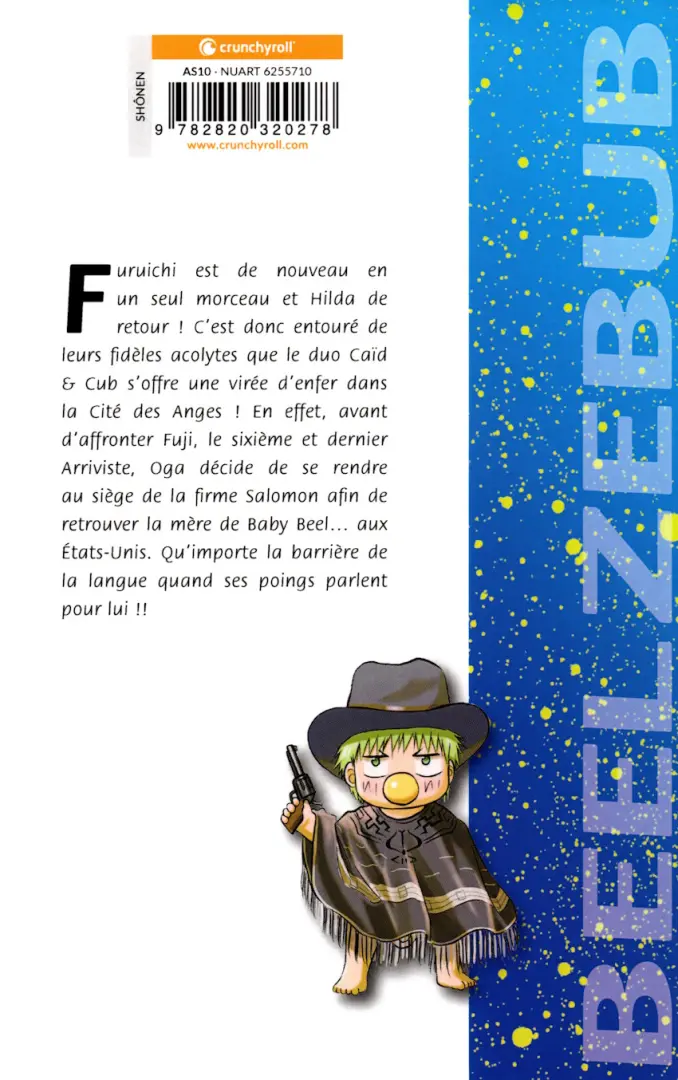 Verso de l'album Beelzebub 26 Beel, sans famille ?!