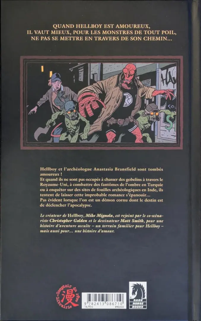 Verso de l'album Hellboy Tome 19 Hellboy in Love