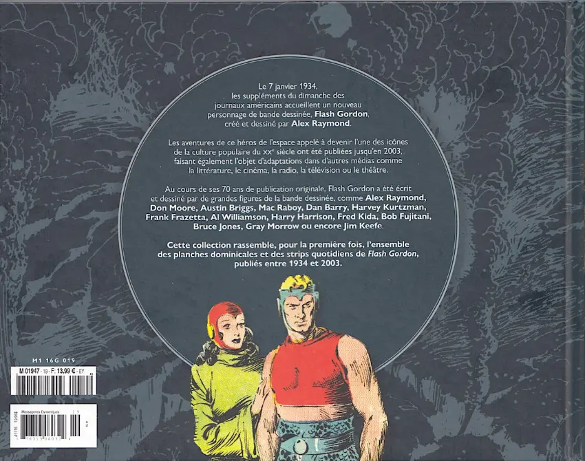 Verso de l'album Flash Gordon Tome 19 1975-1978