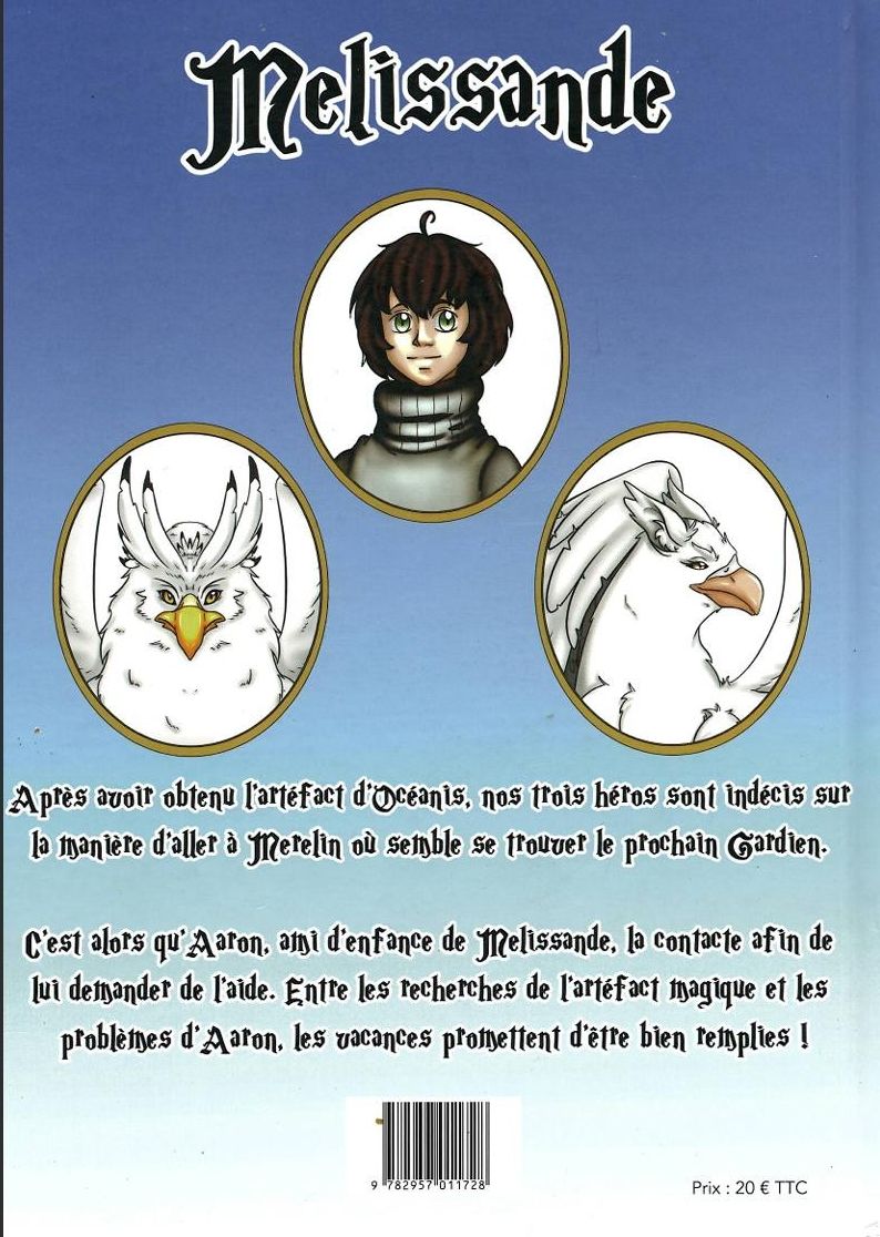 Verso de l'album Melissandre Tome 3 Un défi au sommet